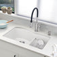 BLANCO Diamond SILGRANIT 32" 60/40 Double Bowl Undermount Kitchen Sink with Low Divide
