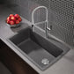 BLANCO Diamond SILGRANIT 33.5" Super Single Dual Mount Kitchen Sink