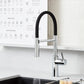 BLANCO Catris Flexo Semi-Pro Pull-Down Dual-Spray Kitchen Faucet in a modern kitchen setting.