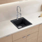BLANCO Liven SILGRANIT 21" Single Bowl Dual Mount Kitchen Sink