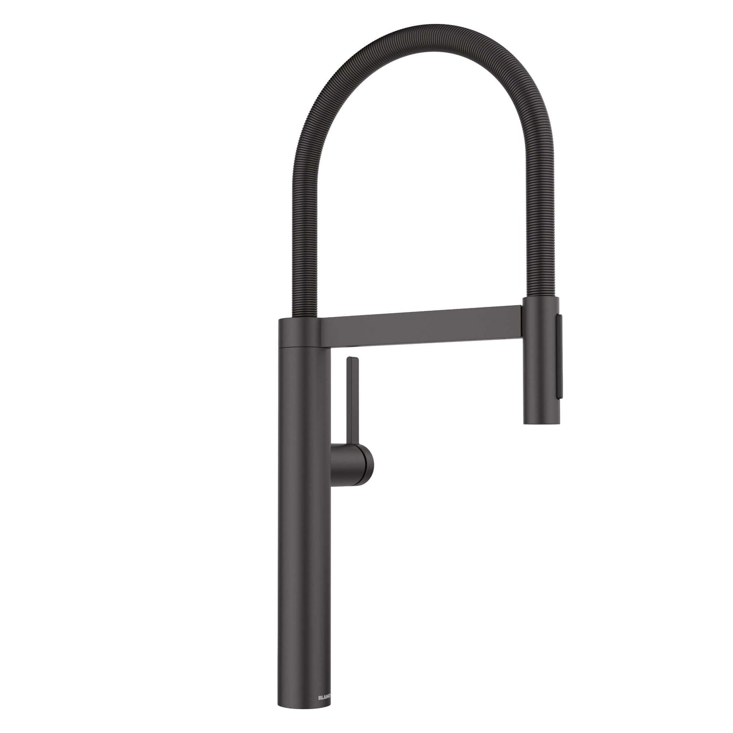 BLANCO Culina II Semi-Pro Pull-Down Dual-Spray Kitchen Faucet in modern black finish with flexible spout.