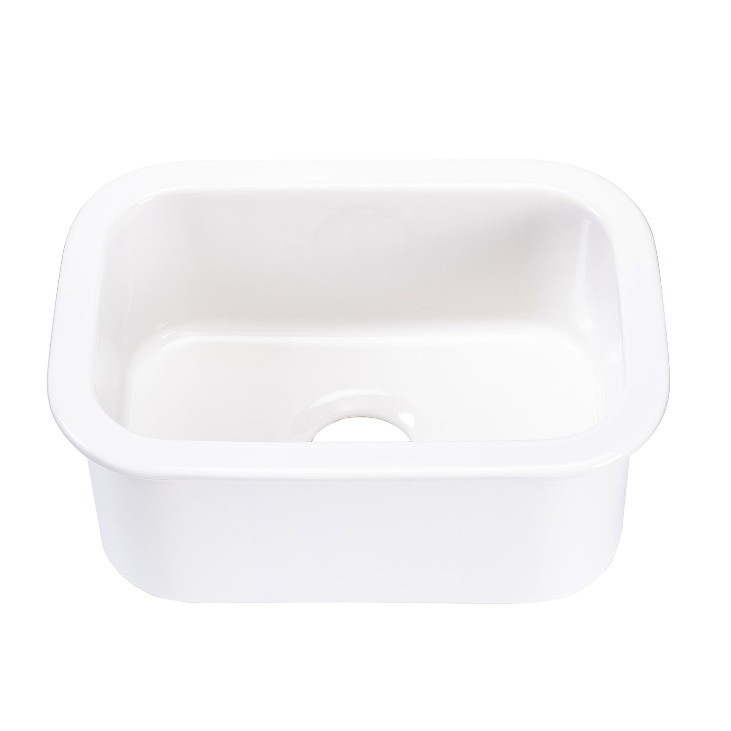 Alfi 13" x 19" Dual Mount Fireclay Prep Sink - ABF1319UD