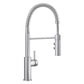 BLANCO Catris Semi-Pro Pull-Down Dual-Spray Kitchen Faucet with spring-coil design and solid brass body.