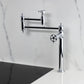 Kingston Brass KS3703RKZ Wendell Deck Mount Pot Filler Faucet with Knurled Handle, Antique Brass
