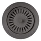 Color-Coordinated Metal Disposal Flange - Anthracite