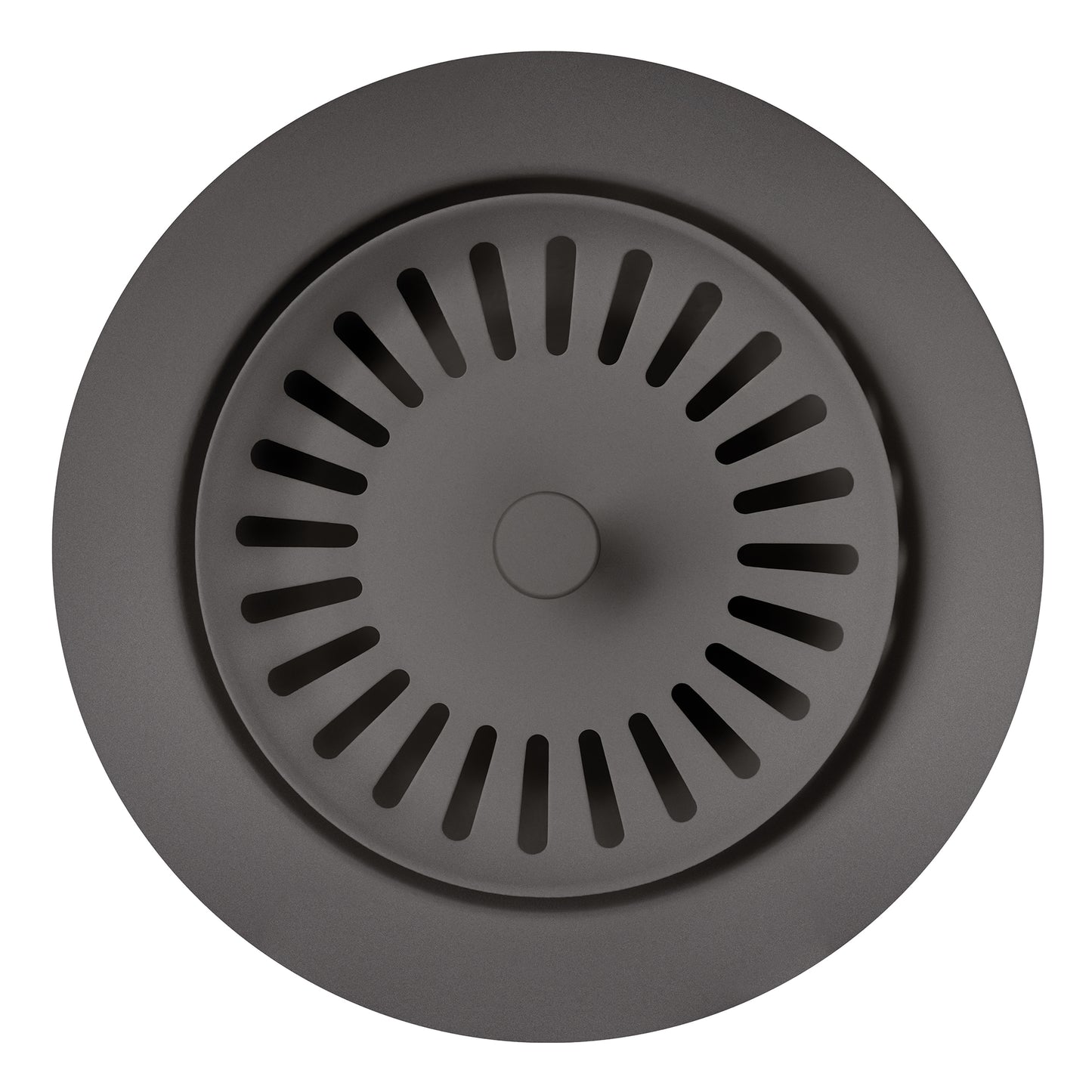 Color-Coordinated Metal Disposal Flange - Anthracite