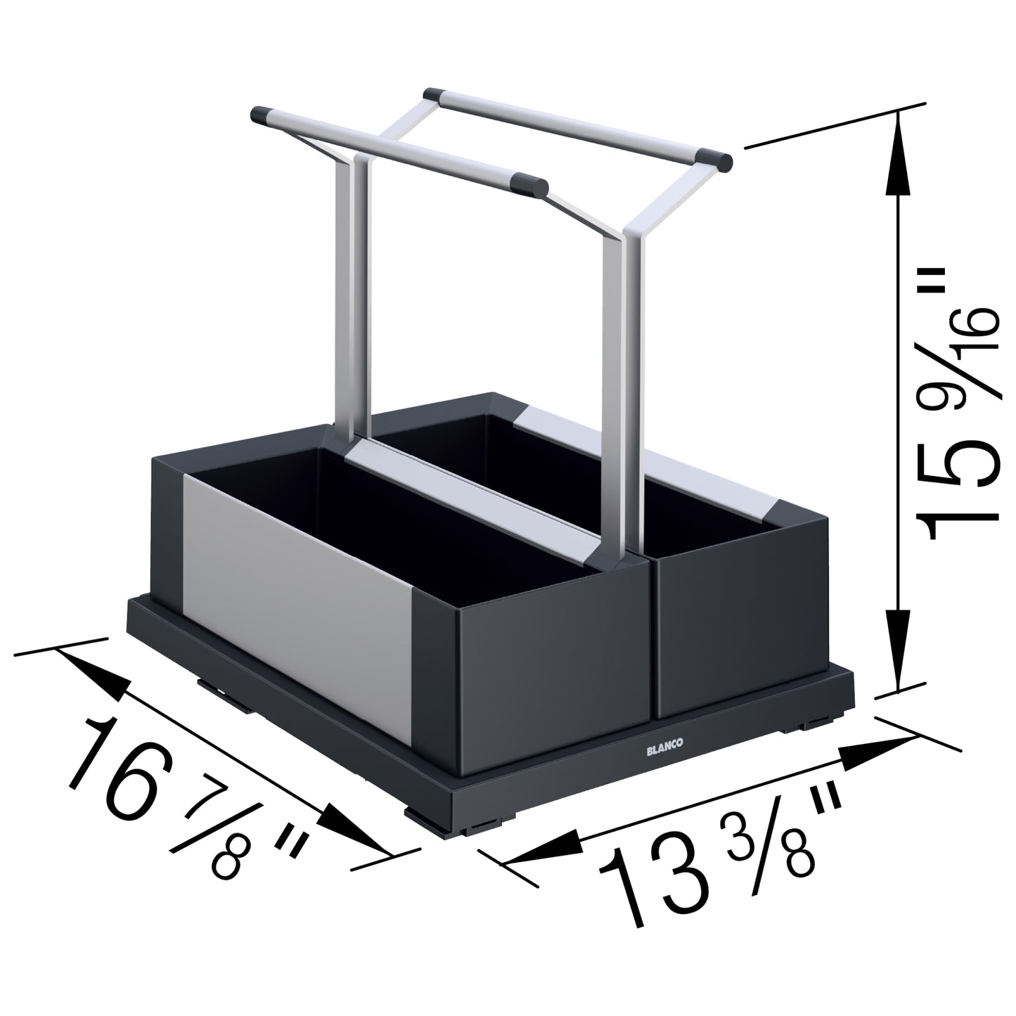 BLANCO Double Under Sink Storage Organizer
