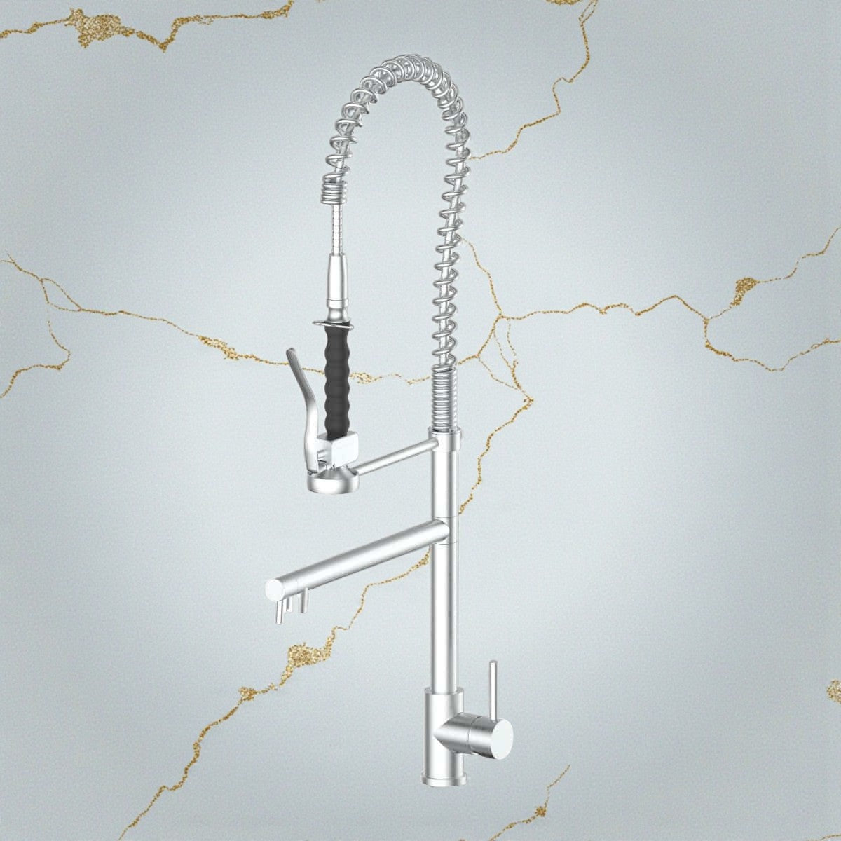ZLINE Van Gogh Chrome Professional Kitchen Faucet VNG-KF-CH