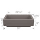BLANCO VINTERA 30" SILGRANIT Single Bowl Farmhouse Sink