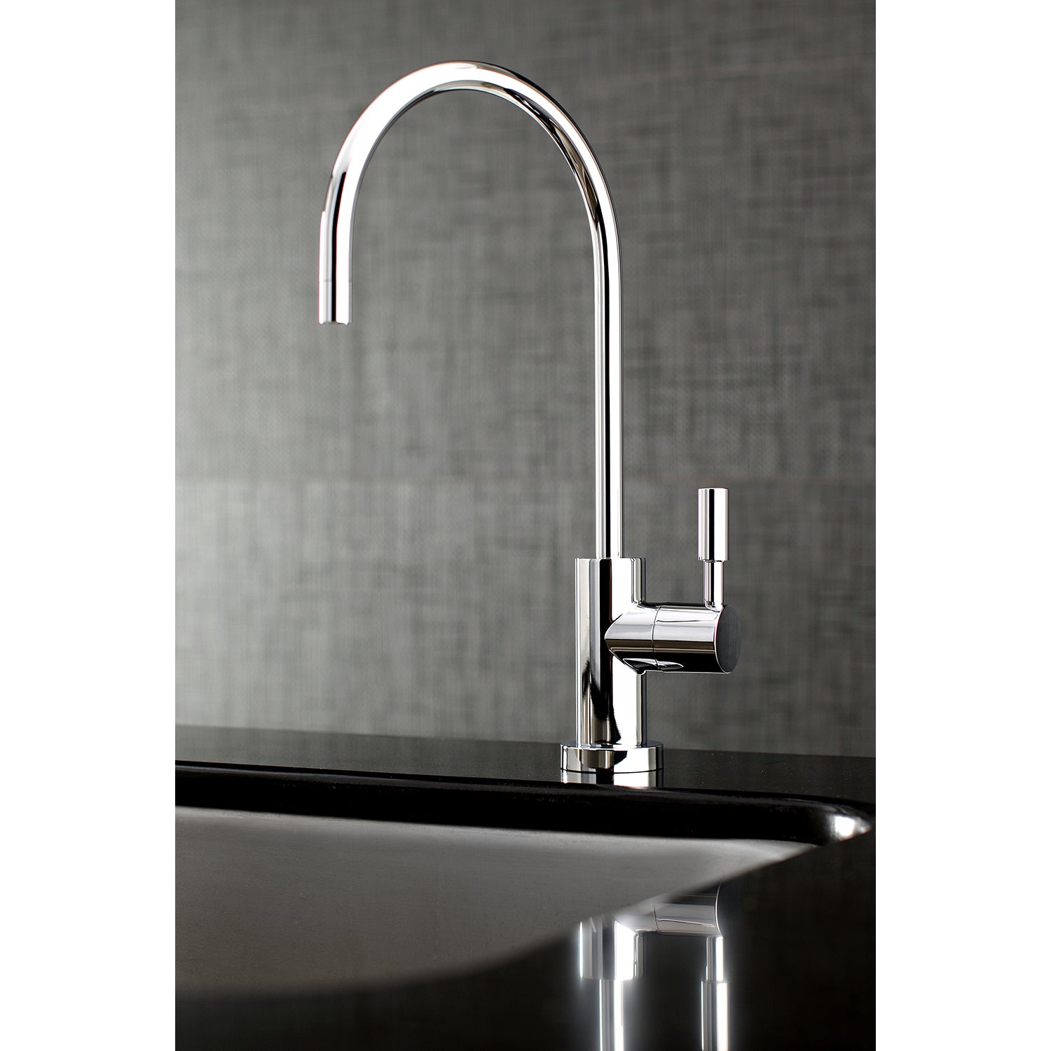 Kingston Brass KSAG8193DL Concord Reverse Osmosis System Filtration Water Air Gap Faucet, Antique Brass