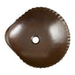 Thompson Villamar 16" Smooth Aged Copper Scallop Shell Bathroom Sink - BSV-1516SBC - view 2