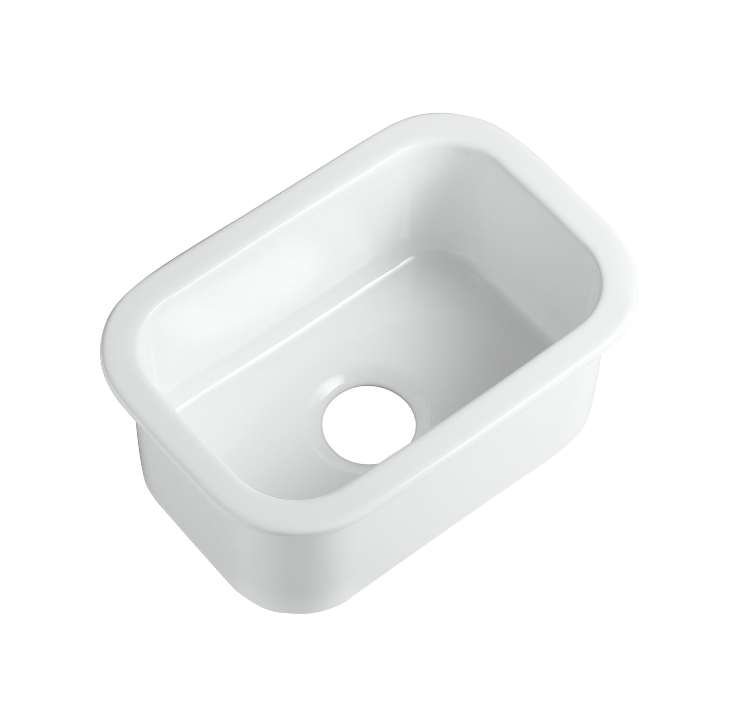 Alfi 13" x 19" Dual Mount Fireclay Prep Sink - ABF1319UD