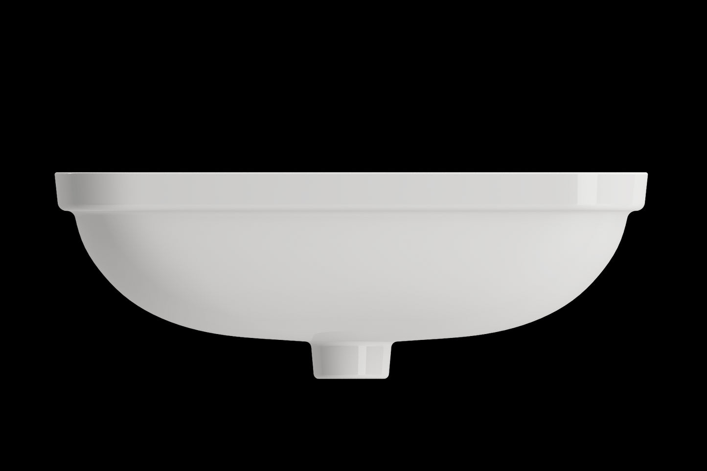 BOCCHI SCALA 21.75" Undermount Sink Fireclay With Overflow