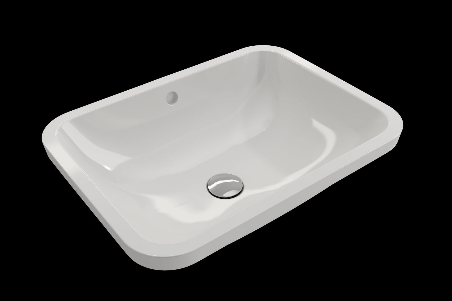 BOCCHI SCALA 21.75" Undermount Sink Fireclay With Overflow