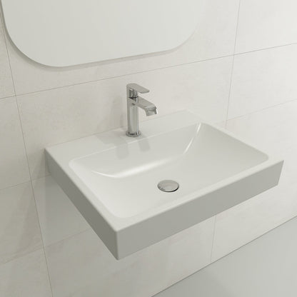 BOCCHI SCALA ARCH 23.75" Wall-Mounted Sink Fireclay 1-Hole