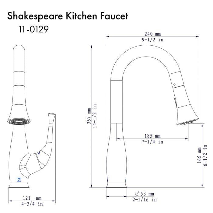 ZLINE Shakespeare Kitchen Faucet