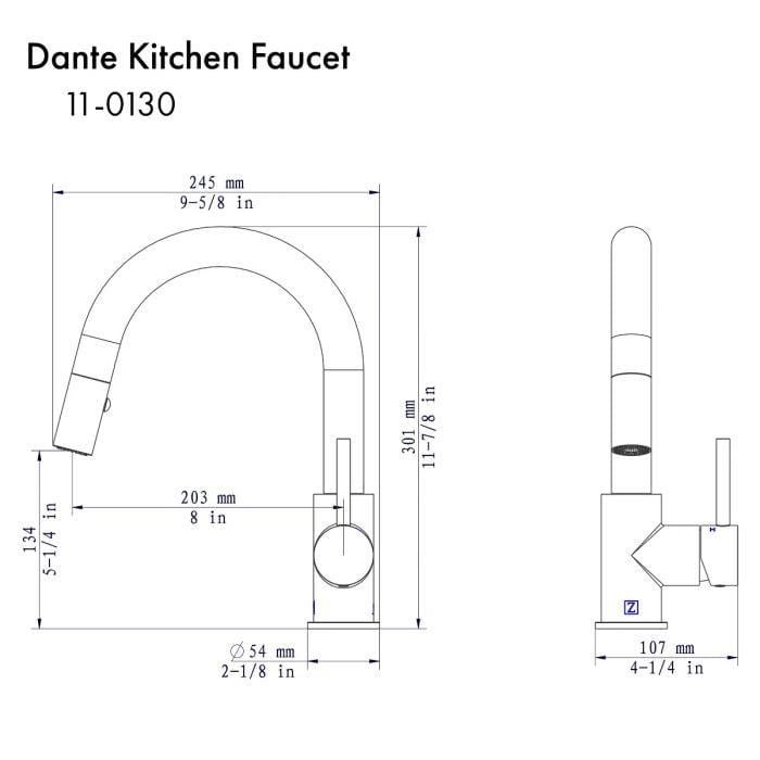 ZLINE Dante Kitchen Faucet