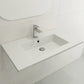 BOCCHI RAVENNA 32.25" Wall-Mounted Sink Fireclay 3-Hole With Overflow