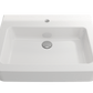 BOCCHI PARMA 25.5" Wall-Mounted Sink Fireclay 1-Hole With Overflow