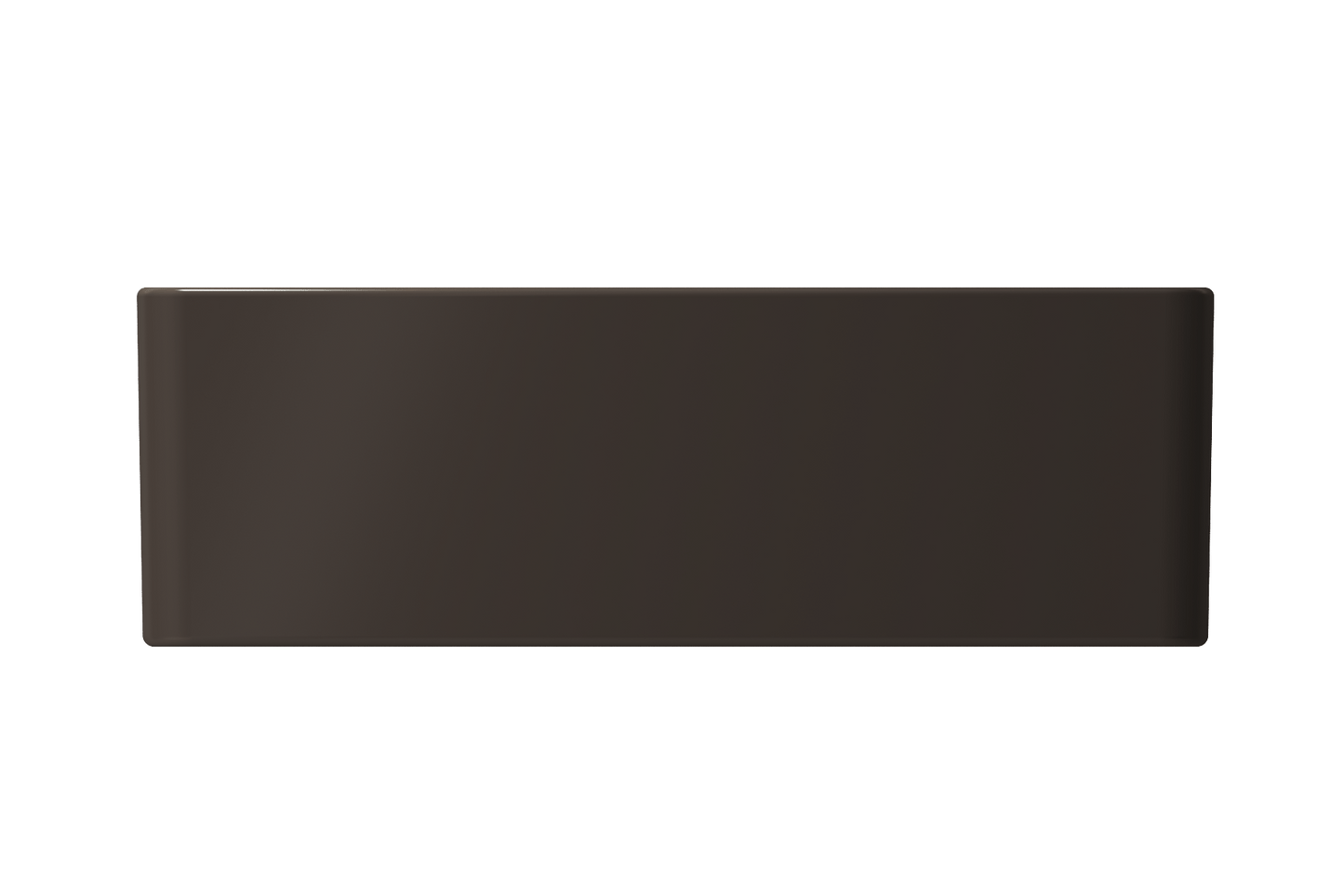 Front view of BOCCHI CLASSICO 30" Fireclay Farmhouse Single Bowl Kitchen Sink with Protective Bottom Grid and Strainer in black finish.