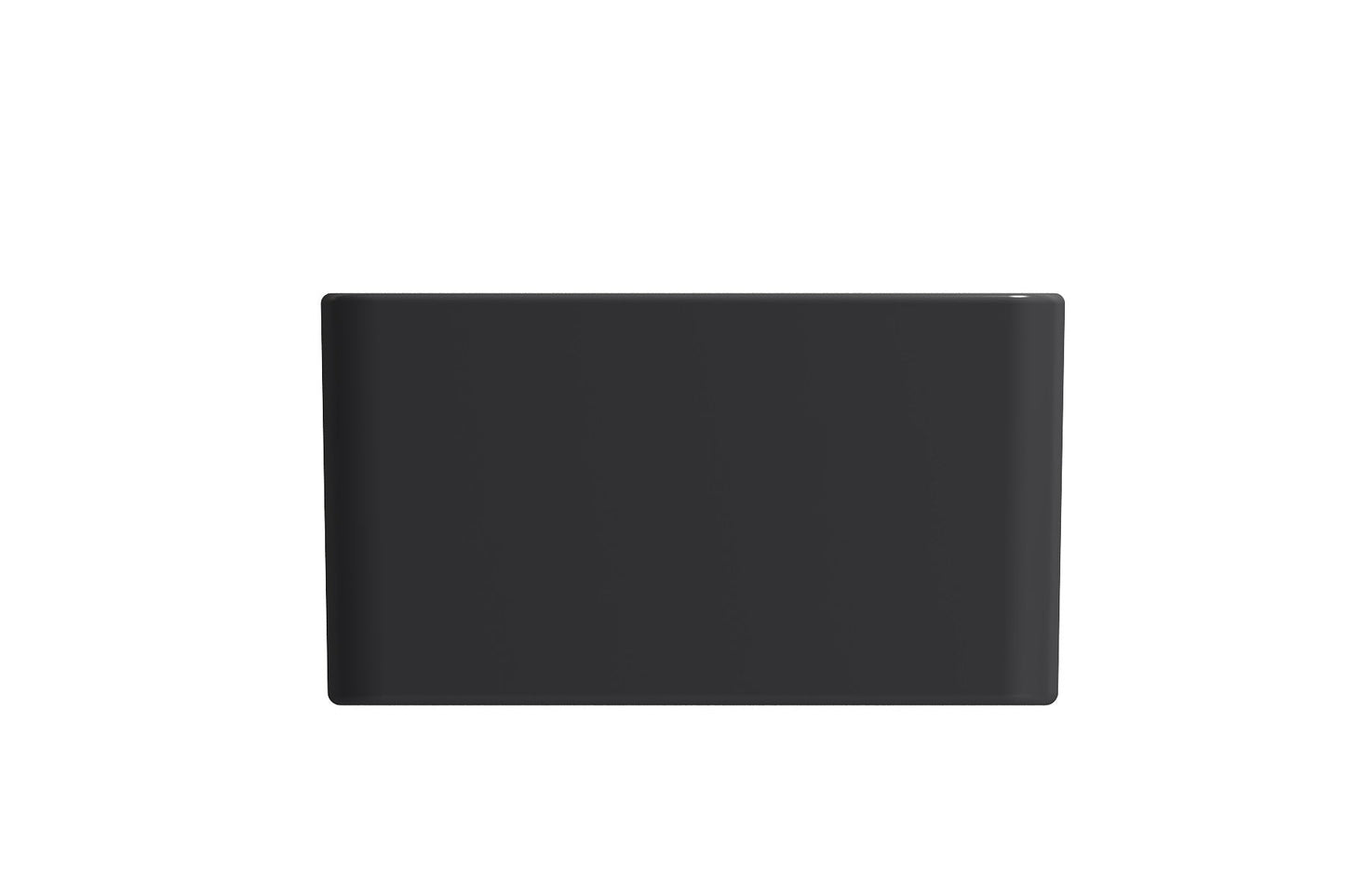 BOCCHI Classico 33" Fireclay Farmhouse Apron 50/50 Double Bowl Kitchen Sink in black finish