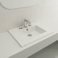 BOCCHI RAVENNA 24.5" Wall-Mounted Sink Fireclay 3-Hole With Overflow
