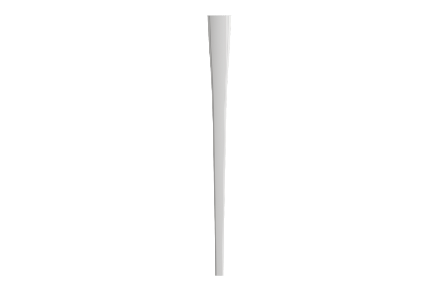 BOCCHI LAVITA 31" Console Leg Set Fireclay leg design for bathroom sink fixtures.