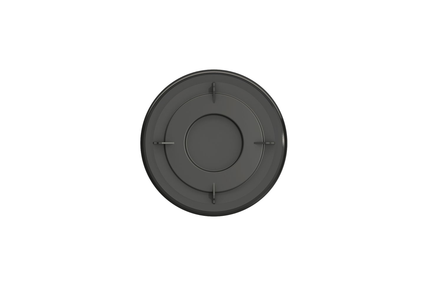 BOCCHI Drain Cover for Fireclay Kitchen Sink Strainers in elegant black design.