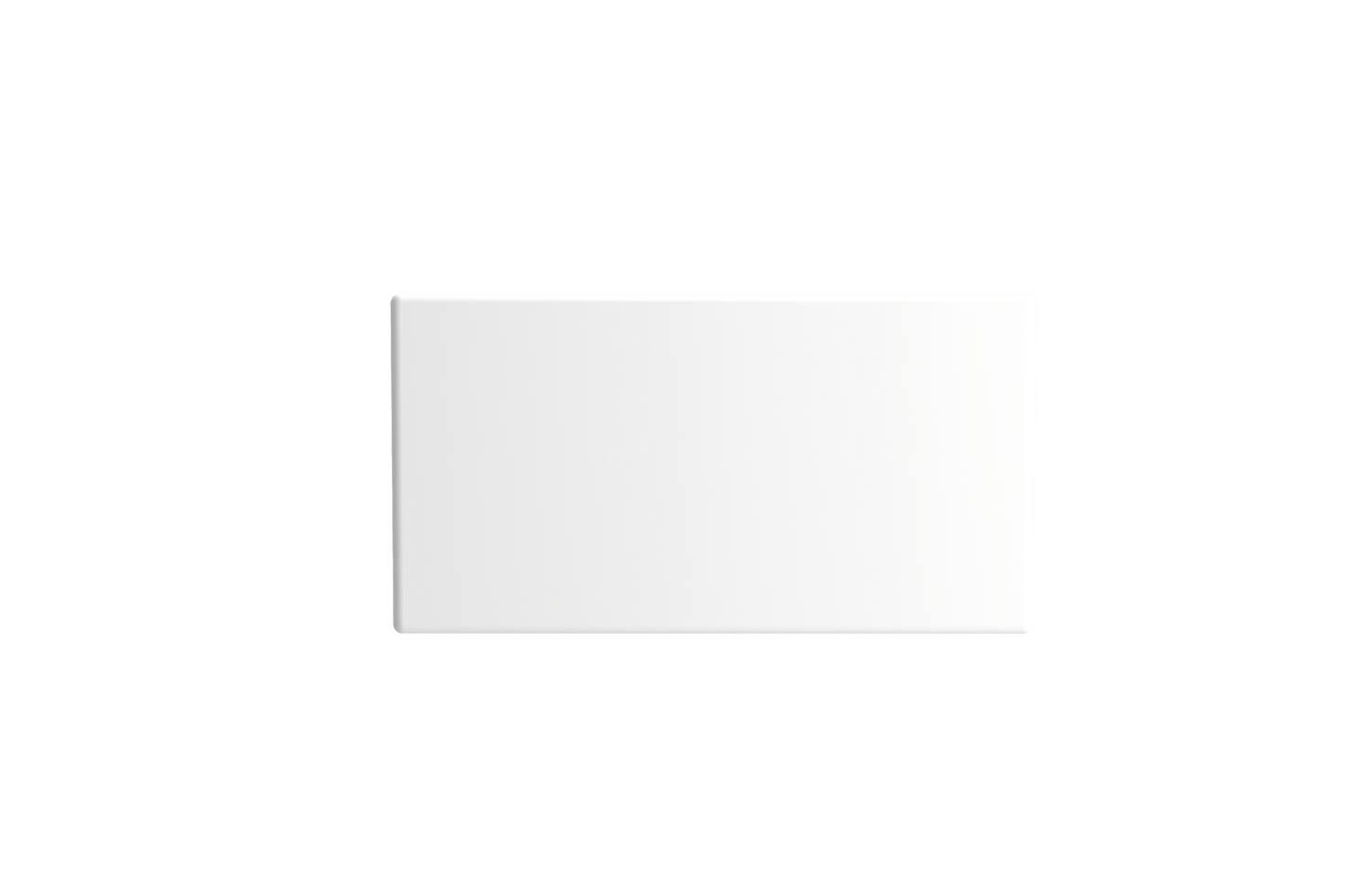 BOCCHI CONTEMPO 27" Fireclay Farmhouse Single Bowl Kitchen Sink with Protective Bottom Grid and Strainer, white finish, top view.