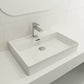 BOCCHI MILANO 24" Wall-Mounted Sink Fireclay 1-Hole With Overflow