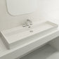 BOCCHI MILANO 47.75" Wall-Mounted Sink Fireclay 3-Hole With Overflow