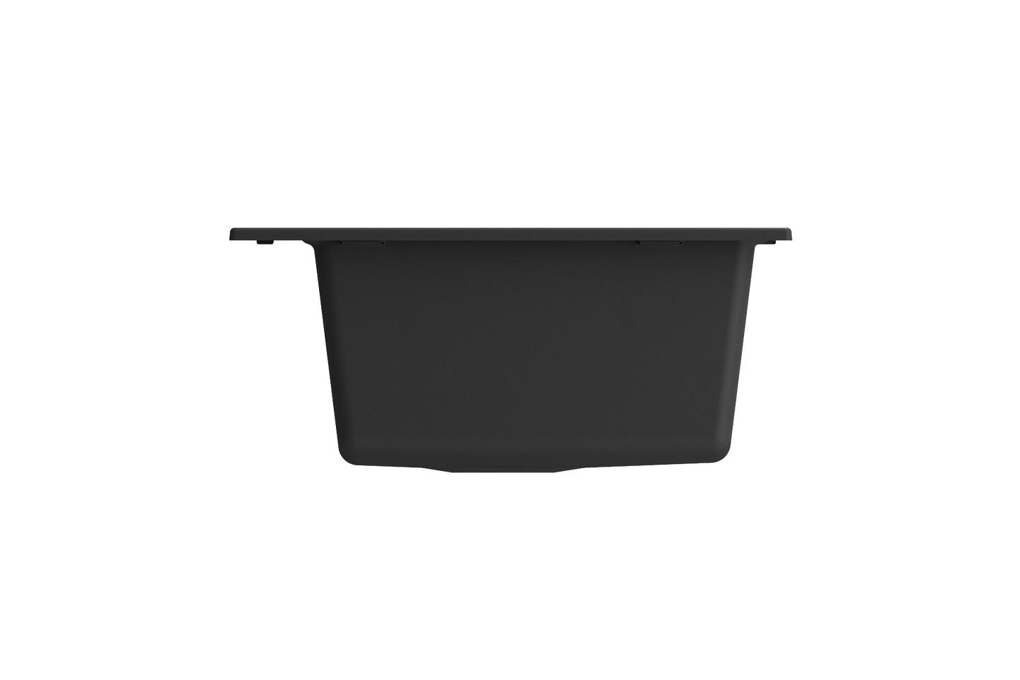 BOCCHI BAVENO LUX 34" Dual-Mount Single Bowl Granite Composite Kitchen Sink with Integrated Workstation - Black Finish