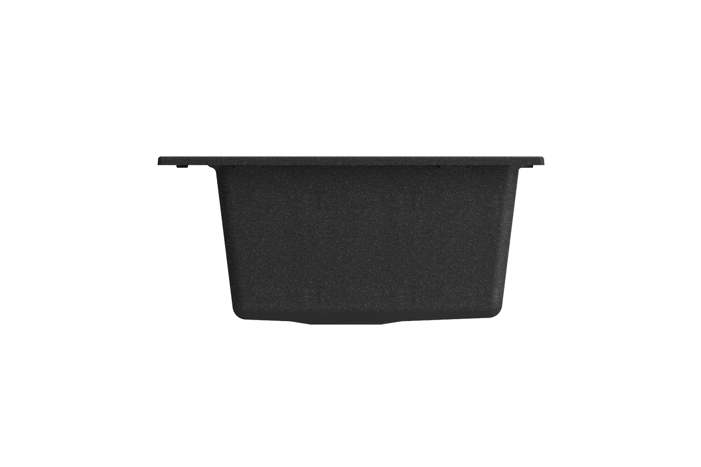 BOCCHI BAVENO LUX 34" Dual-Mount Single Bowl Granite Composite Kitchen Sink with Integrated Workstation and Accessories in black finish