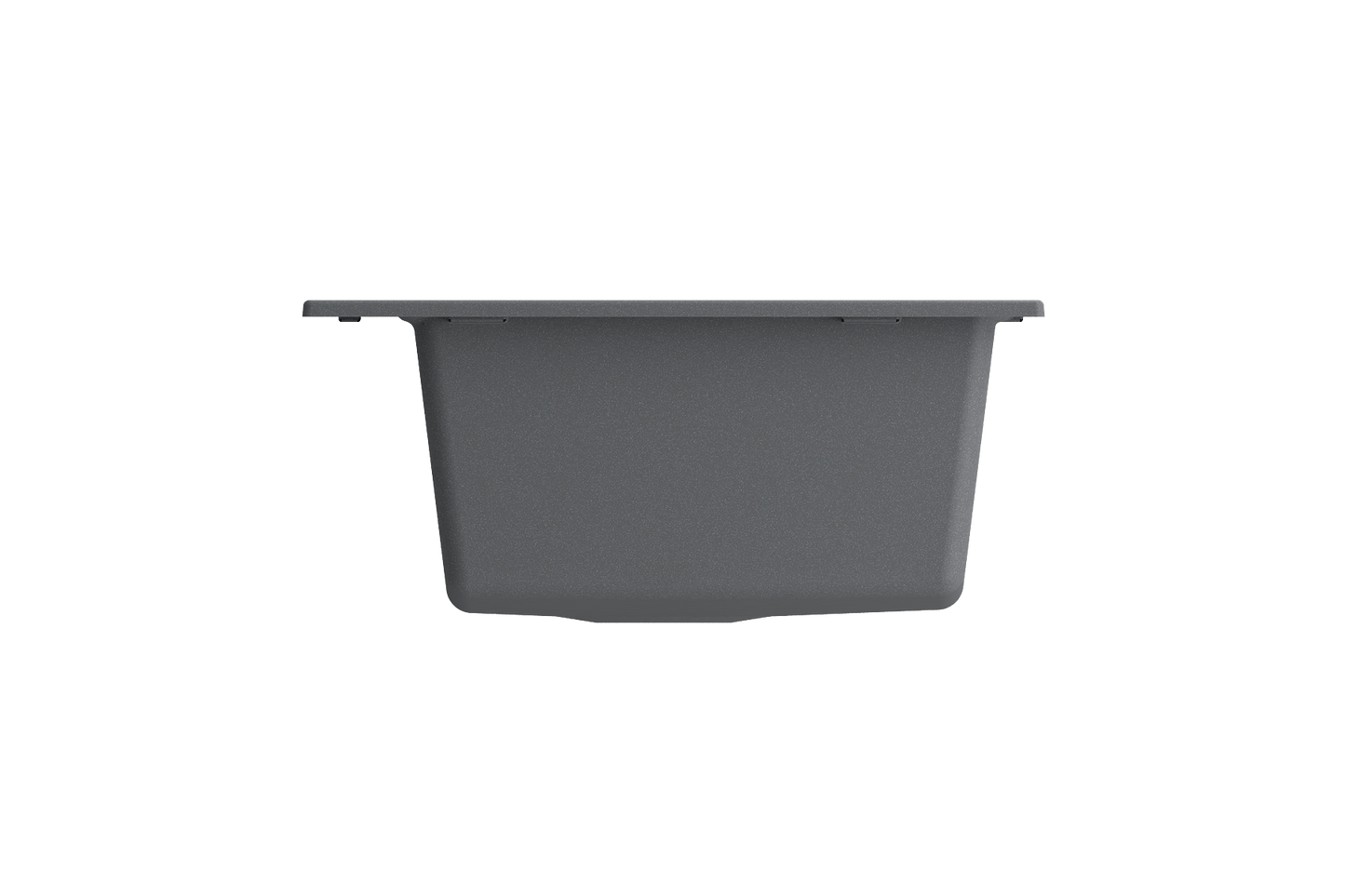 BOCCHI BAVENO LUX 34" Dual-Mount Single Bowl Granite Composite Kitchen Sink with Integrated Workstation and Accessories with Covers, gray cover