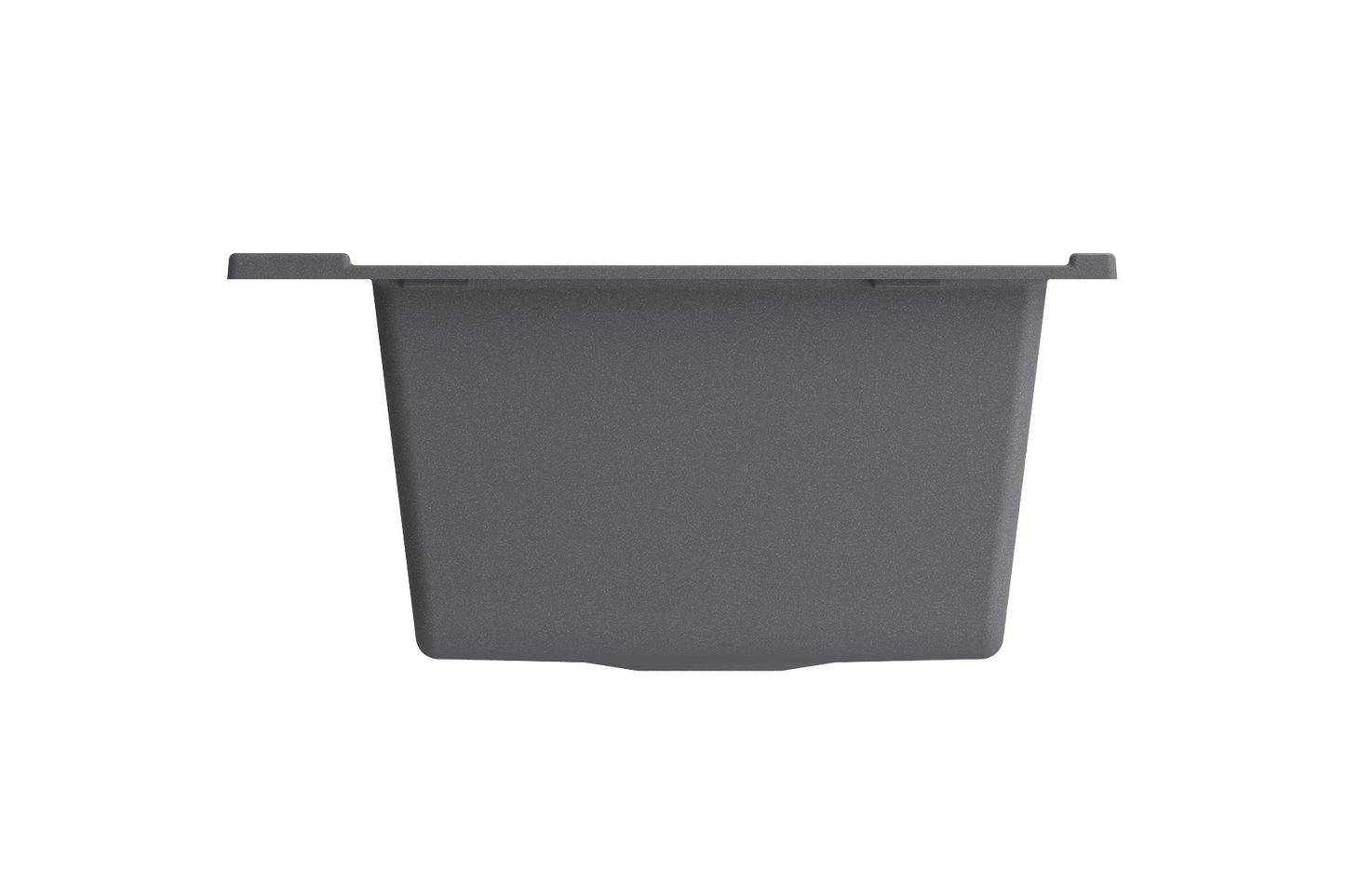 BOCCHI BAVENO LUX 34" Double Bowl Granite Composite Kitchen Sink with Integrated Workstation and Accessories in gray.
