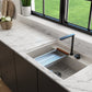 BOCCHI BAVENO UNO 27" Single Bowl Kitchen Sink 2-Hole with Integrated Workstation and Accessories