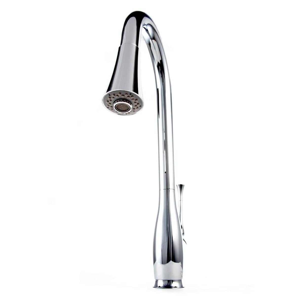 ZLINE Castor Chrome Kitchen Faucet CAS-KF-CH with sleek spout and modern design for a stylish kitchen.