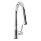 ZLINE Arthur Kitchen Faucet with polished chrome finish and extended reach for maximum workspace coverage.