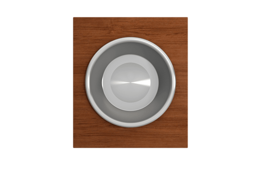 BOCCHI Prep Board Set for Workstation Sinks - Round SS Mixing Bowl & Colander - 2320 0015, featuring hardwood prep board and mixing bowl.