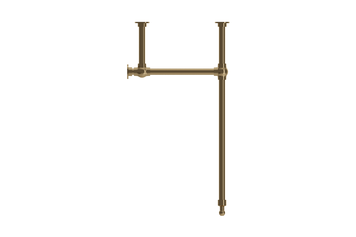 BOCCHI Metal Console Leg Set in premium metal finish for stylish bathroom furniture transformation.