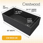 Crestwood 36" Modern Single Bowl Fireclay Sink