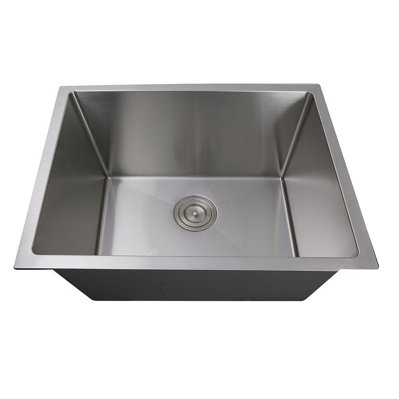 Nantucket 23" Undermount Stainless Steel Kitchen/Utility Sink SR2318-12-16 with deep basin for laundry and utility use.