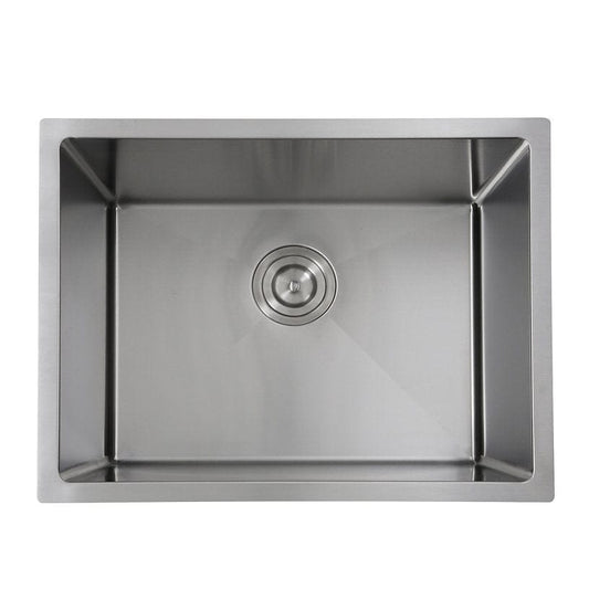 Nantucket 23" Undermount Stainless Steel Kitchen/Utility Sink SR2318-12-16 top view with deep basin design.