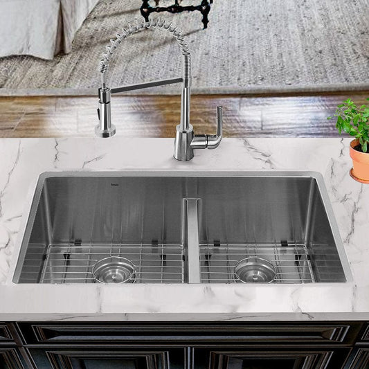 Nantucket 32" Pro Series Undermount Stainless Steel Kitchen Sink SR3219-OS-16