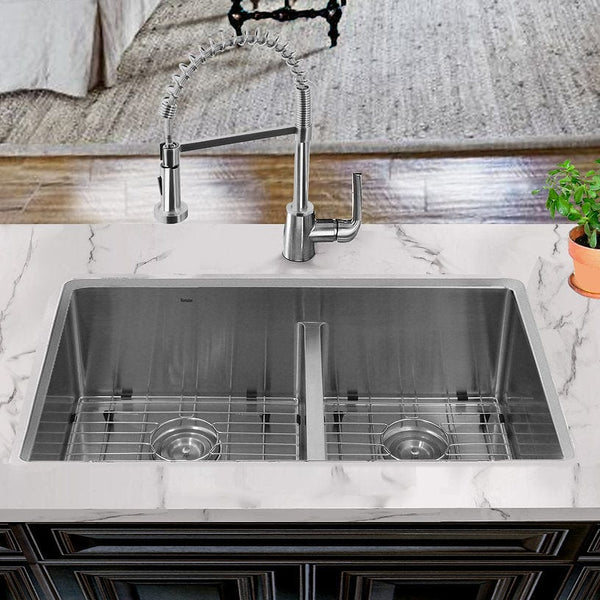 Nantucket 32 Pro Series Undermount Stainless Steel Kitchen Sink SR3219-OS-16