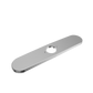 BOCCHI Modern Kitchen Faucet Deck Plate in sleek chrome finish, designed for contemporary kitchen installations.