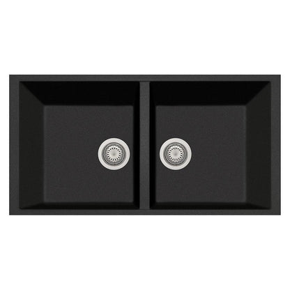 Latoscana Plados 34" Undermount Double Bowl Kitchen Sink