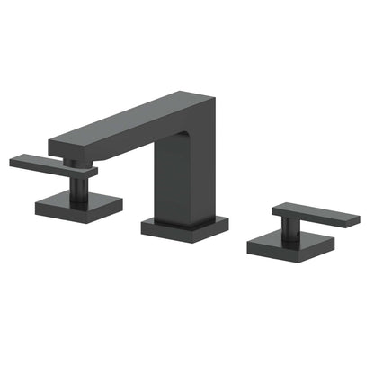 ZLINE Crystal Bay Bath Faucet showcasing a minimalist design with ultra-low profile architecture and sleek black finish.