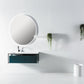 Eviva Modena 51" Wall Mounted Teal Bathroom Vanity with White Integrated Solid Surface Countertop