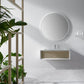 EVIVA Nets 32" Natural Oak and White Wall Mount Modern Bathroom Vanity